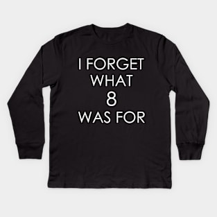 I forget what 8 was for Violent Femmes Kids Long Sleeve T-Shirt